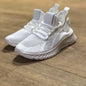 White Mesh Chunky Trainers