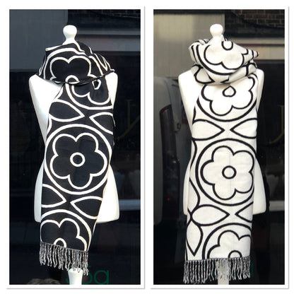 Reversible Flower Scarf