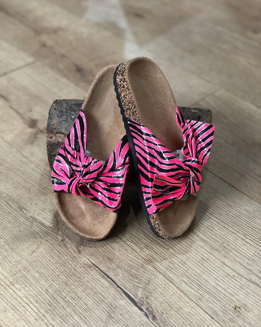 Pink Bow Sliders
