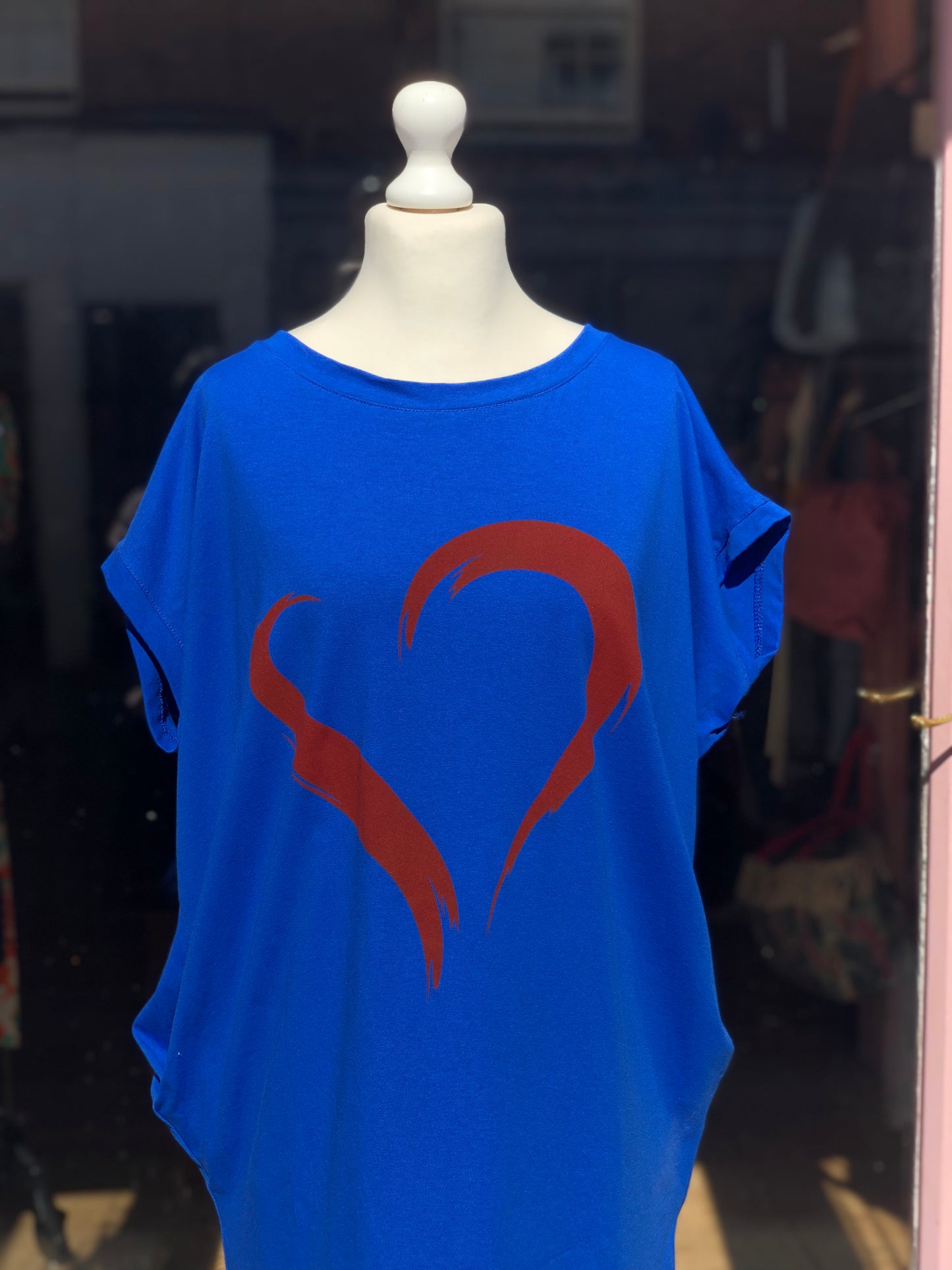 Oversized Heart T - Shirt