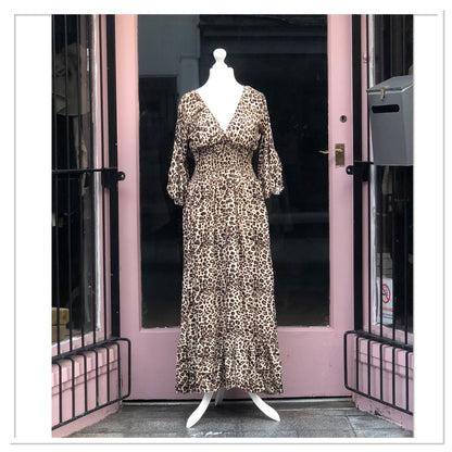 Animal Print Maxi Dress