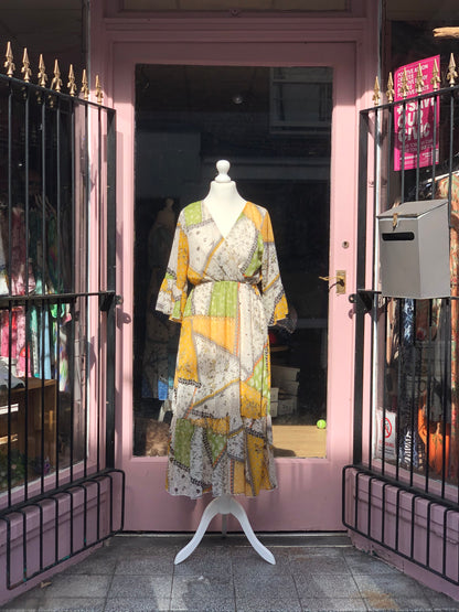 Boho Patchwork Maxi Dress