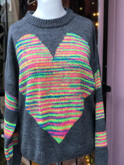 Neon Heart Jumper