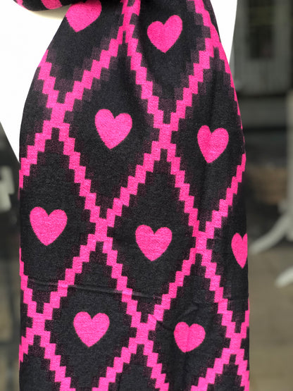 Heart Reversible Scarves